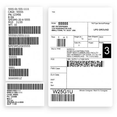 Mil Spec Shipping Labels